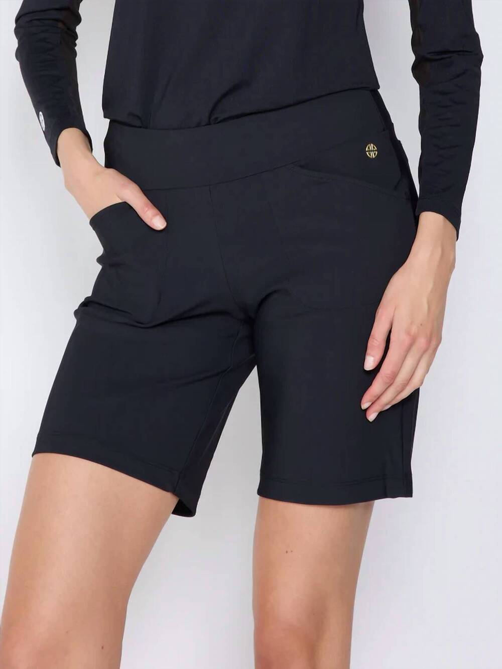 NEW G LIFESTYLE golf short in black